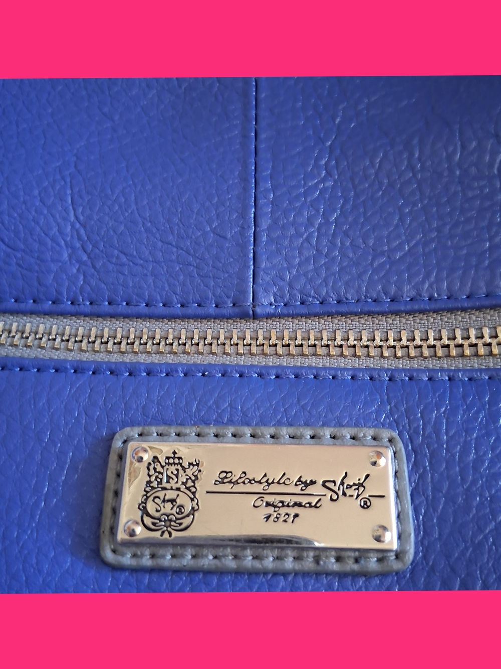 Sharif Blue Embroidered Parrot & Floral Shoulder Bag - Picture 4 of 12